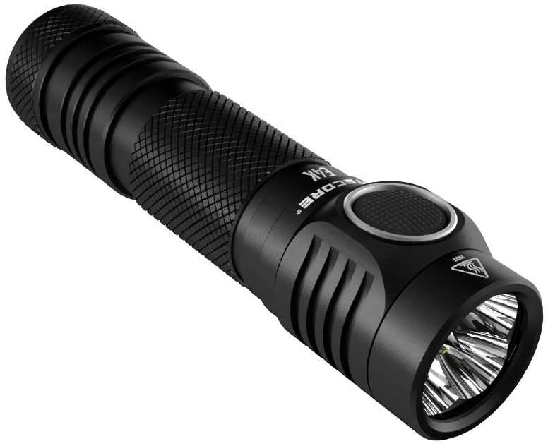 Nešiojamas žibintas - Nitecore E4K 4400 liumenų 200m spindulys USB-C įkraunamas