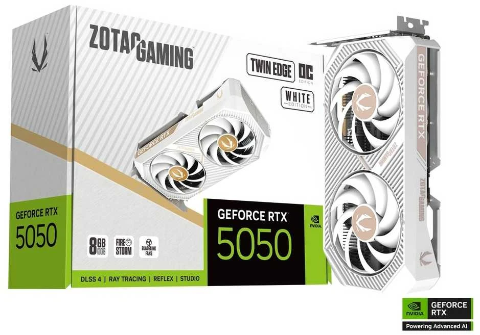 Zotac žaidimų vaizdo plokštė GeForce RTX 5050 Twin Edge OC NVIDIA 8 GB GDDR6