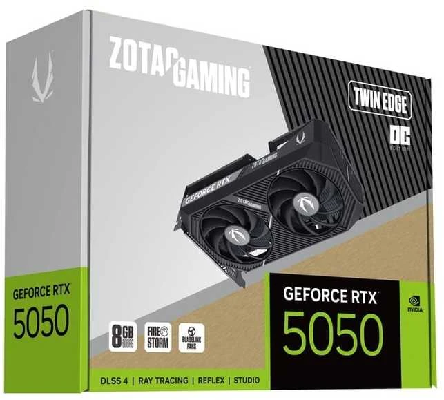 „Zotac Gaming“ vaizdo plokštė „GeForce RTX 5050 Twin Edge OC 8GB“