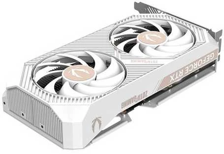 „Zotac“ žaidimų vaizdo plokštė „GeForce RTX 5060 Twin Edge OC“, balta