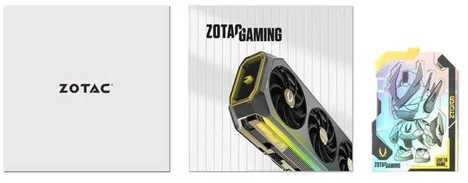 „Zotac“ žaidimų vaizdo plokštė „GeForce RTX 5060 Twin Edge OC“, balta
