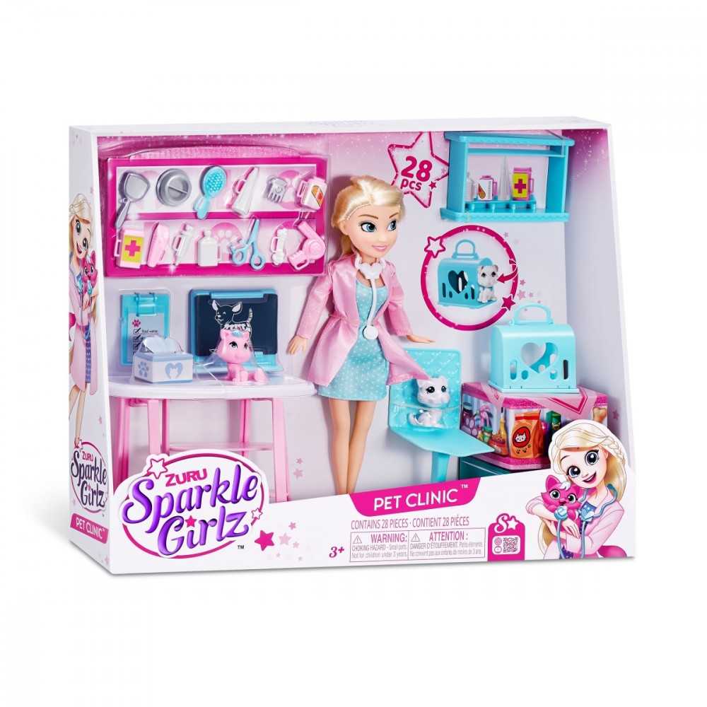 Sparkle_Girl Lėlė Sparkle Girlz Pet Clinic 100184, 10.5 cm