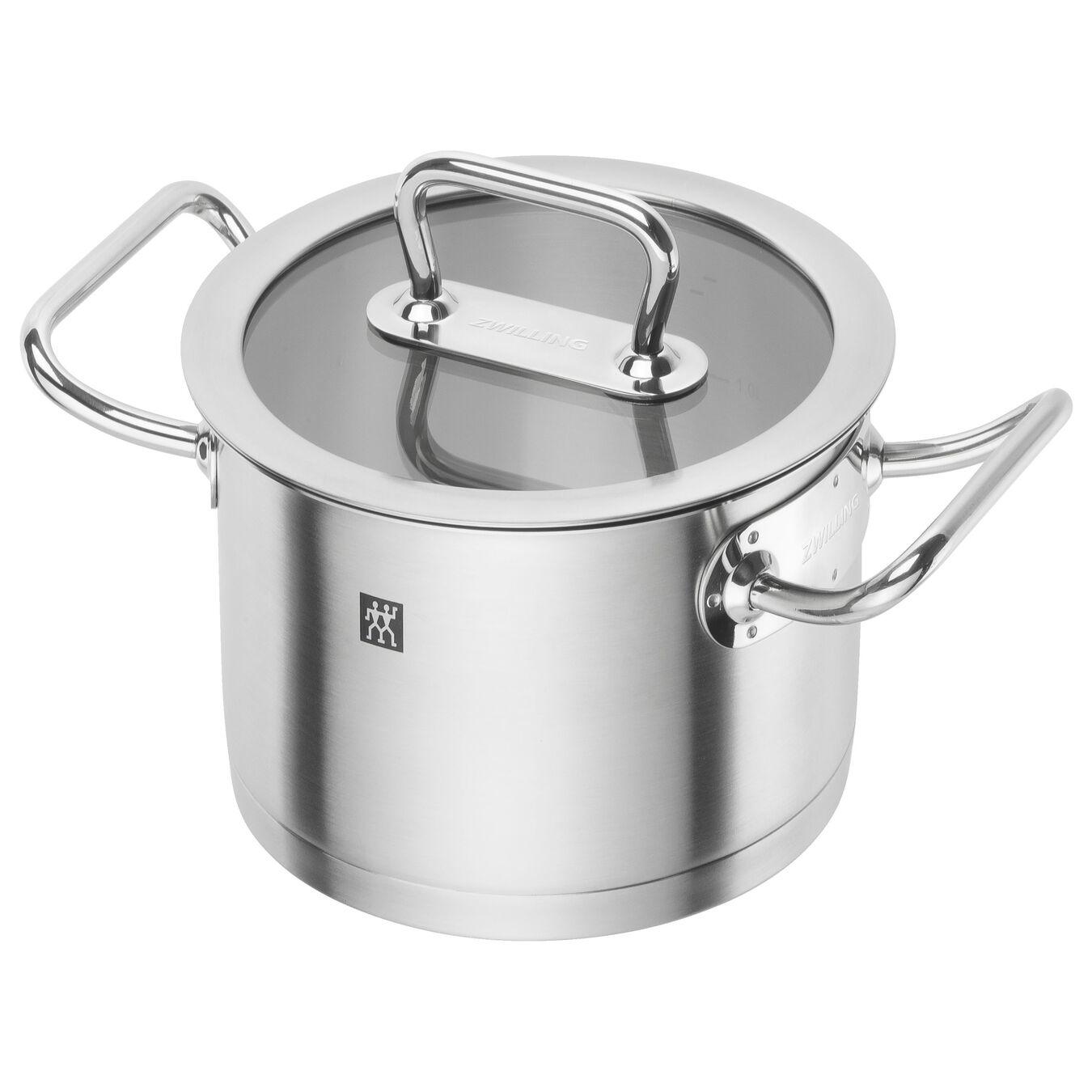 ZWILLING PRO 5 dalių 18/10 nerūdijančio plieno puodų rinkinys, sidabrinis