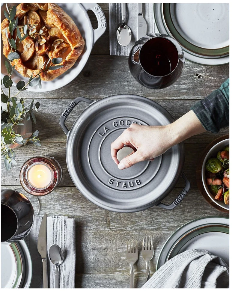 Zwilling STAUB Ketaus apvalus puodas 40500-246-0 3,8l grafitas