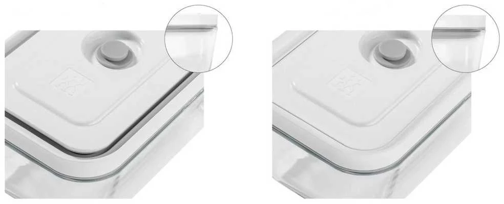 Stiklinis vakuuminis indas ZWILLING Fresh & Save, dydis: S, 0.35 l
