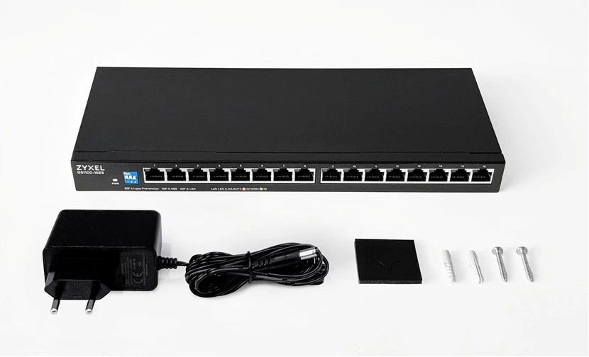 Šakotuvas Switch ZyXEL GS1100-16ES (GS1100-16ES-EU0101F)