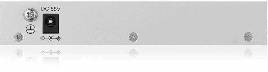 Šakotuvas „Zyxel GS1200-5HPV3“ valdomas L2 gigabito Ethernet (10/100/1000) maitinimas per Ethernet (PoE) darbalaukio pilkas
