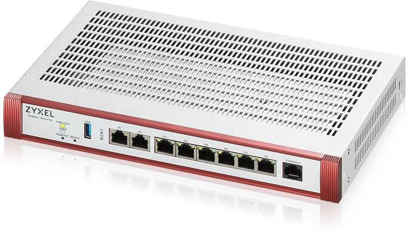 Maršrutizatorius ZYXEL USG FLEX 200 H, USER-DEFINABLE PORTS WITH 2*2.5G & , 6*1G, USB WITH 1 YR ENTRY DEFENSE PACK (5Y WARRANTY)