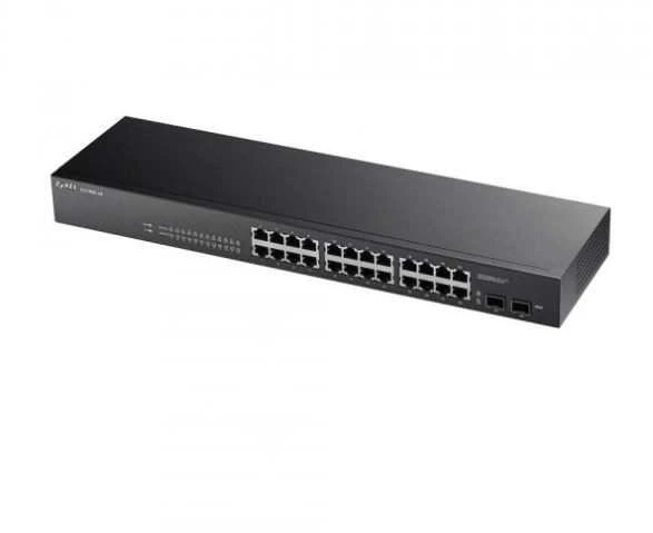 Šakotuvas Zyxel Valdomas jungiklis gs1900-24-eu0102f 24port gbe smart
