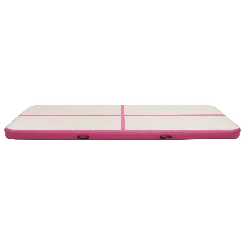 Pripučiamas gimnastikos kilimėlis, rožinis, 300x100x20cm, PVC