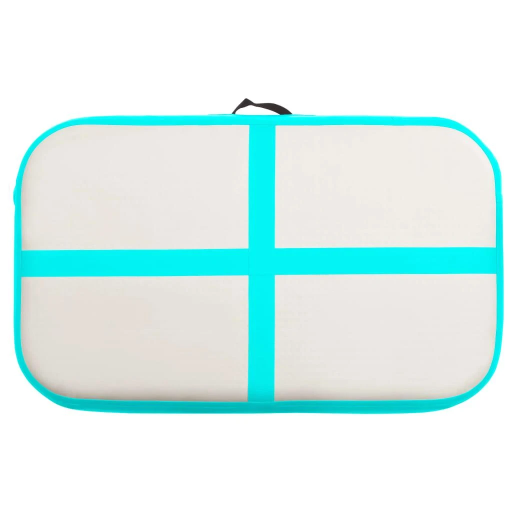 Pripučiamas gimnastikos kilimėlis, žalias, 60x100x15cm, PVC