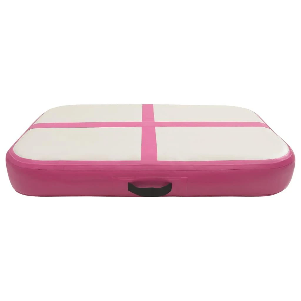 Pripučiamas gimnastikos kilimėlis, rožinis, 60x100x20cm, PVC