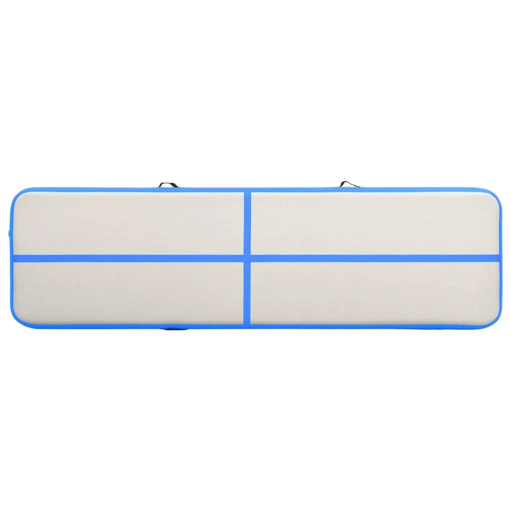 Pripučiamas gimnastikos kilimėlis, mėlynas, 800x100x20cm, PVC