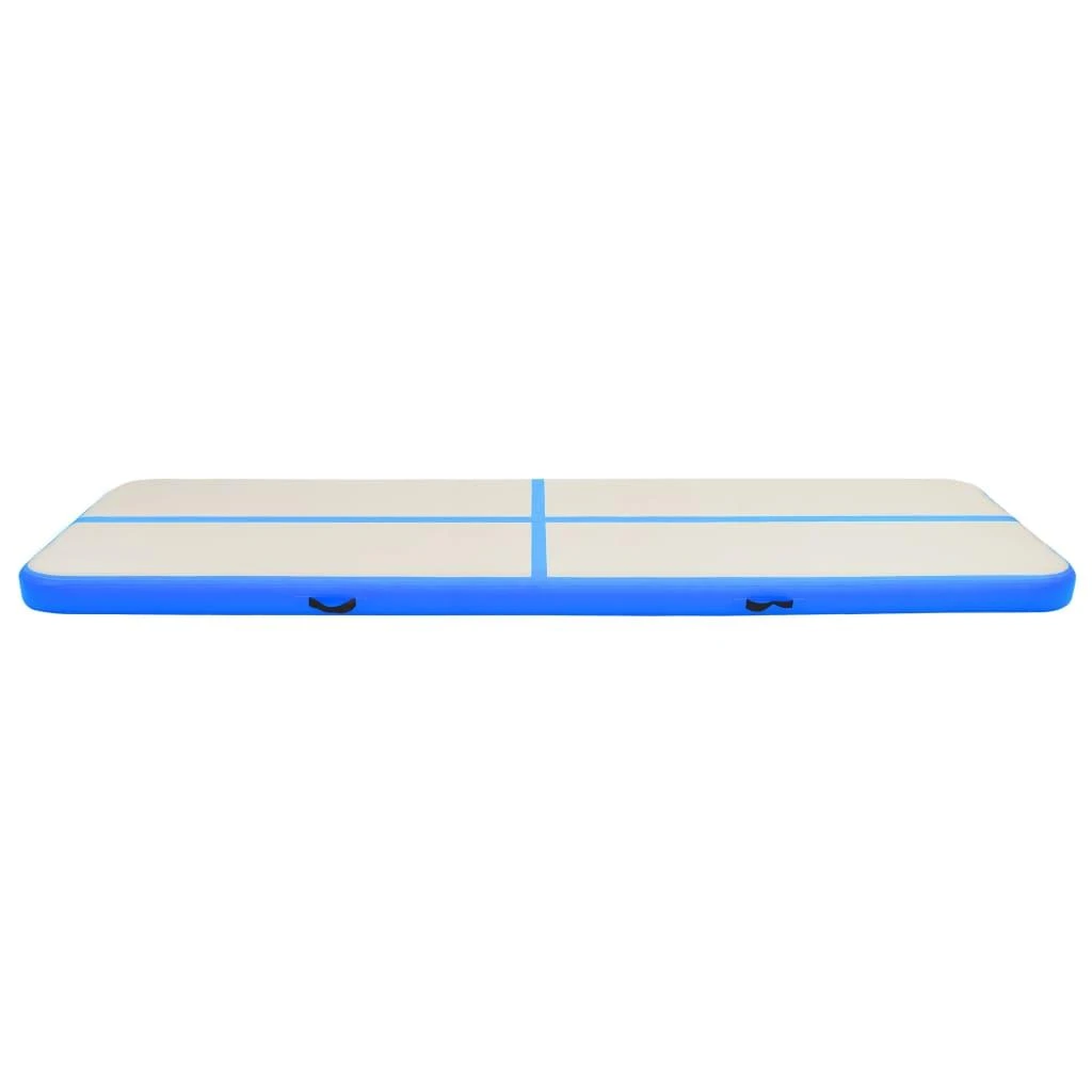 Pripučiamas gimnastikos kilimėlis, mėlynas, 800x100x20cm, PVC