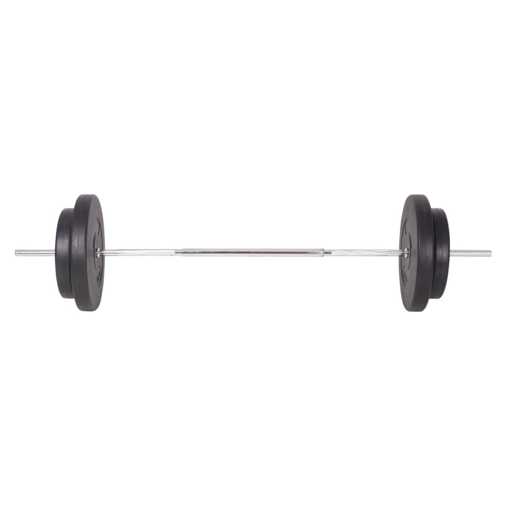Štangos ir hantelių rinkinys, 90 kg