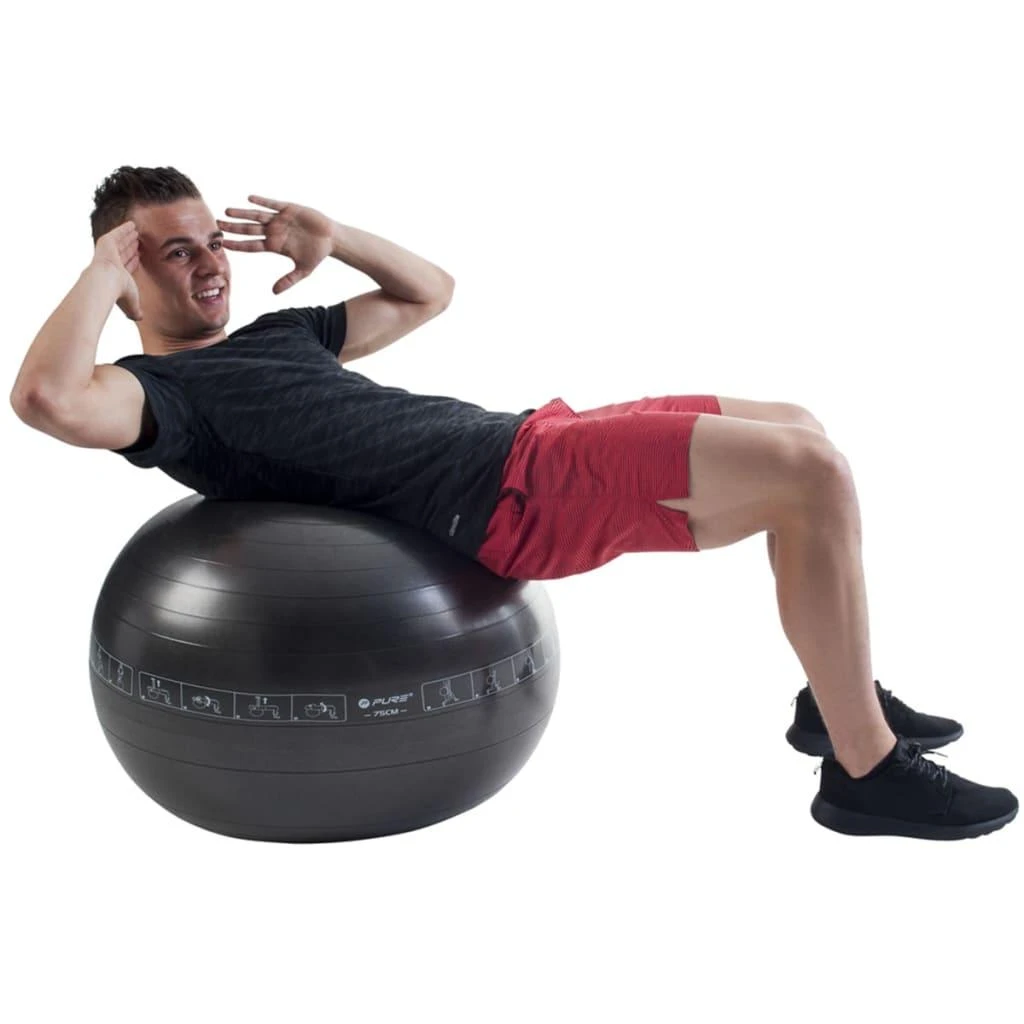 Pure2Improve | Exercise Ball | Juodas | 65 cm