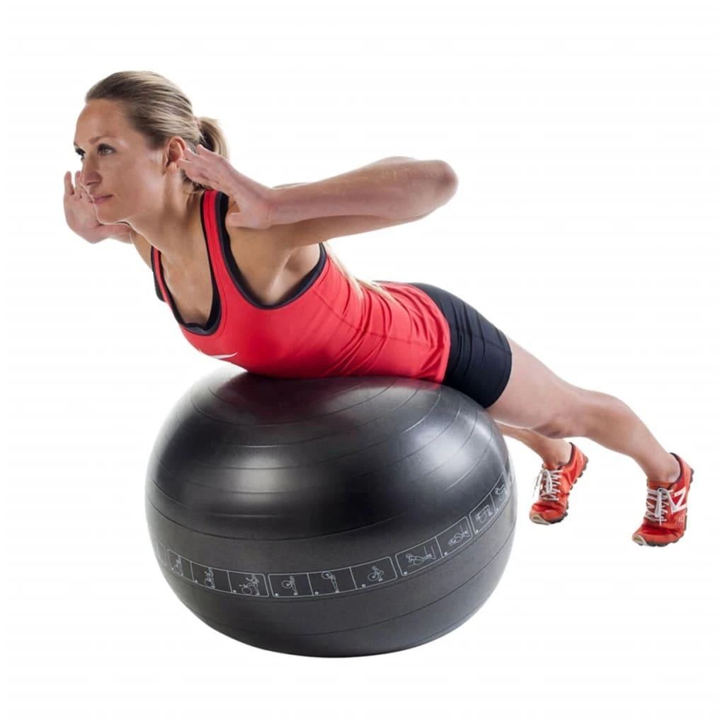 Pure2Improve | Exercise Ball | Juodas | 75 cm