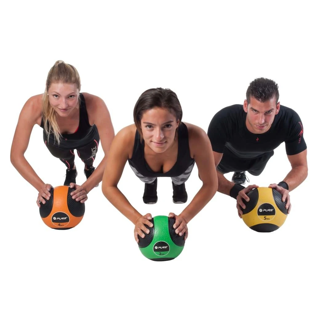 Pure2Improve Medizinball 2kg Grün