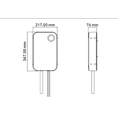 11 kW 3 Fazių wallbox krovimo stotele WB20 su Wi-fi funkcija