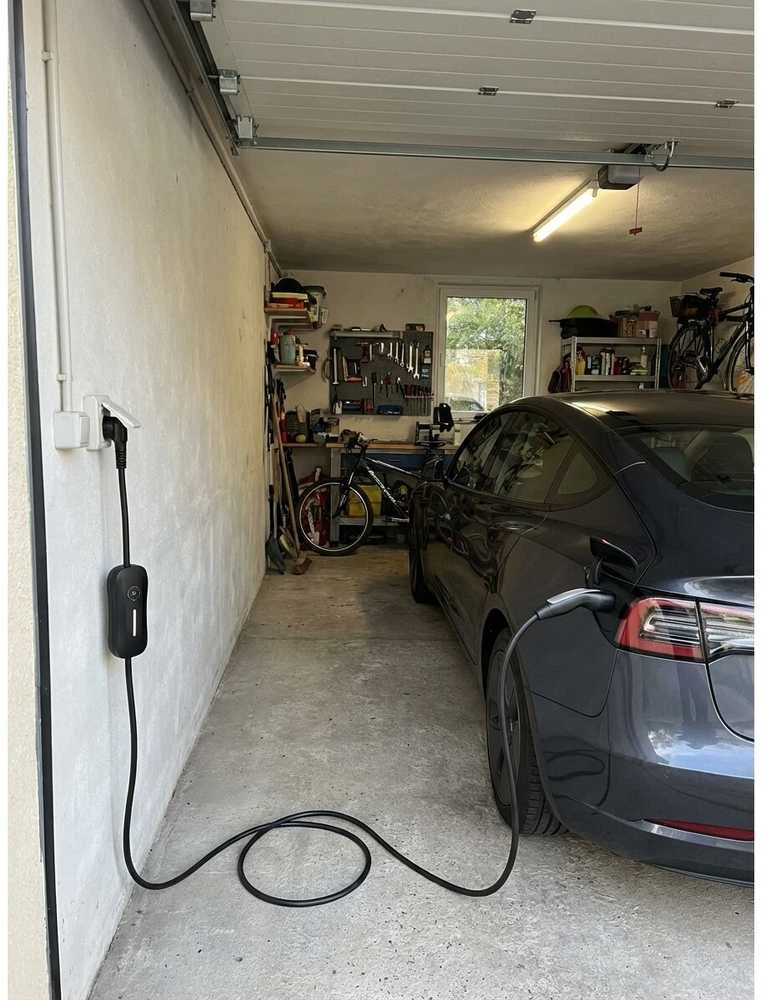 Buitinis įkrovimo laidas tesla mašinai iš JAV ( 16A, 1 fazė 3,6 kW)