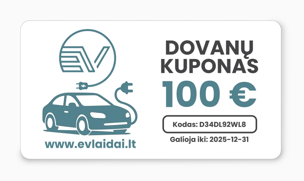 Dovanų kuponas 100 Eur