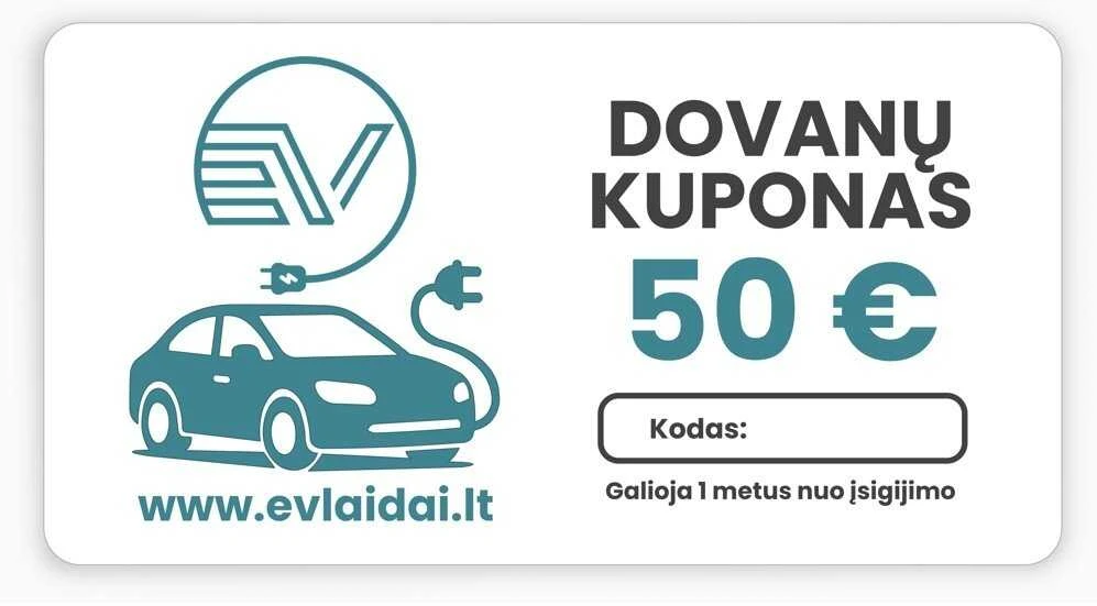 Dovanų kuponas 50 Eur