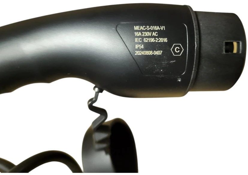 Įkrovimo laidas 220V - type 2 ( 13A, 1 fazė 3 kw)