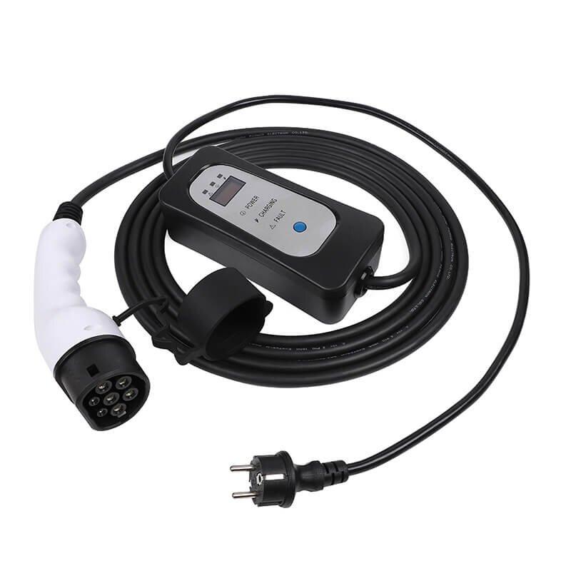 EV įkrovimo laidas 220V - type 2 ( 16A, 1 fazė 3,6 kW)