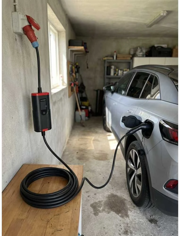 Įkrovimo laidas 480 V - type 2 ( 32A, 3 fazės 22 kW)