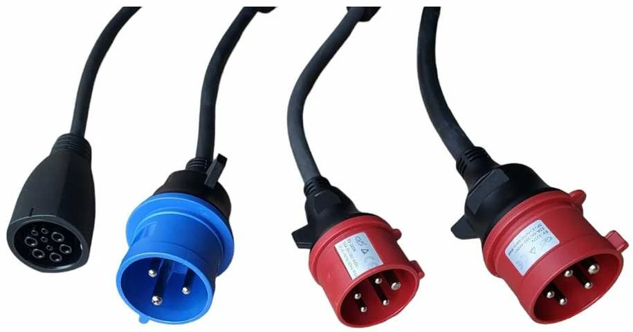 Įkrovimo laidas 480 V - type 2 ( 32A, 3 fazės 22 kW) su Wi-fi funkcija