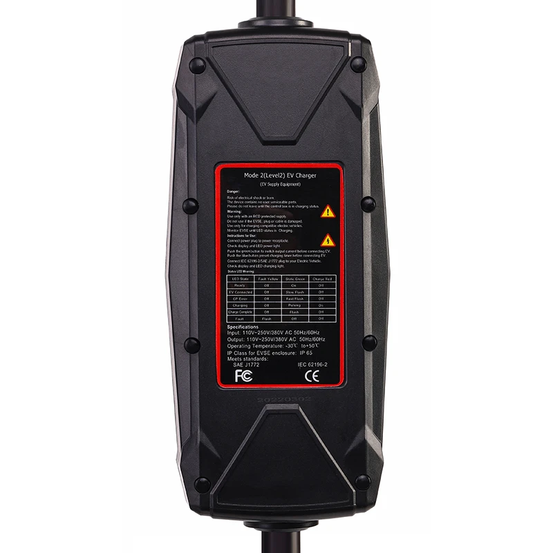 Įkrovimo laidas 480 V - type 2 ( 32A, 3 fazės 22 kW)