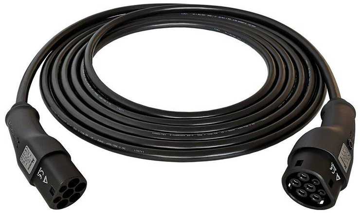 Įkrovimo laidas 7 m ilgio Type 2 - Type 2 ( 32A, 3 Fazės, 21 KW )