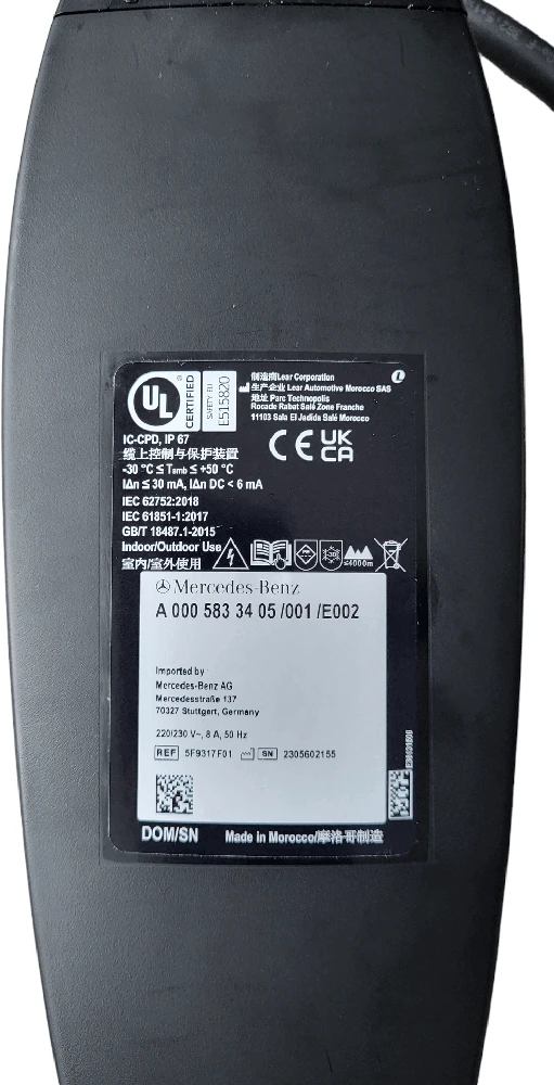 ĮKROVIMO LAIDAS Mercedes-Benz firmos 220V - TYPE 2, 8 A