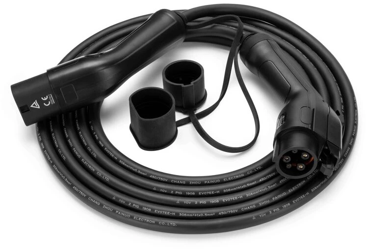 Įkrovimo laidas Type 1 - Type 2 ( 32A, 1 Fazė, 7KW ) - 10M
