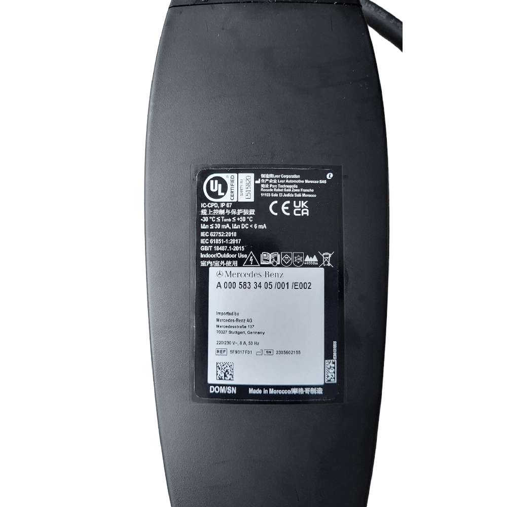 ĮKROVIMO LAIDAS Mercedes-Benz firmos 220V - TYPE 2, 8 A