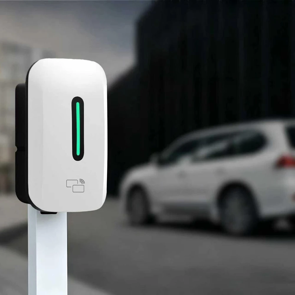 Įkrovimo stotelė 11 kW su programėle ir type 2 laidu 5m ilgio