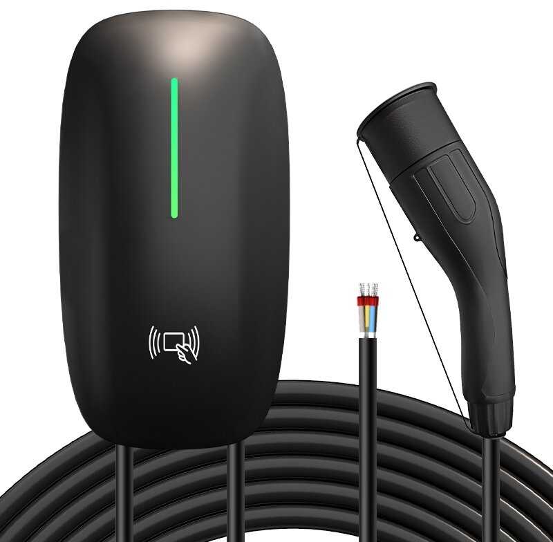 Įkrovimo stotelė 11kW su programėle ir - type 2 laidu 5m ilgio