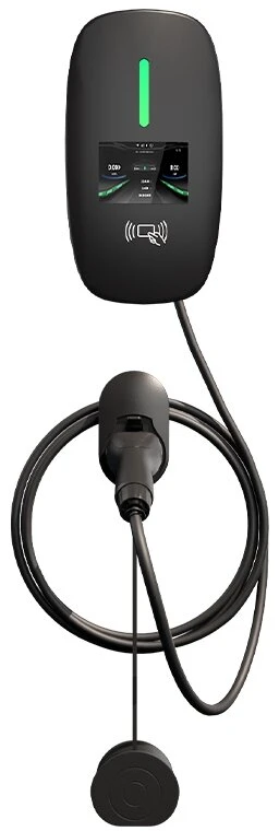 Įkrovimo stotelė 7kW su programėle ir - type 2 laidu 5m ilgio