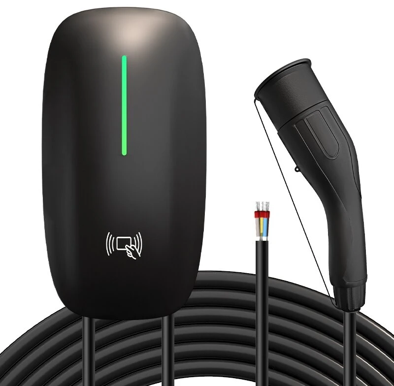 Įkrovimo stotelė 7kW su programėle ir - type 2 laidu 5m ilgio