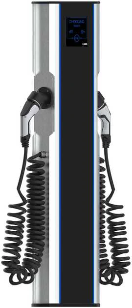 Įkrovimo stotelė CityCharge V2 Plus su įkrovimo laidais