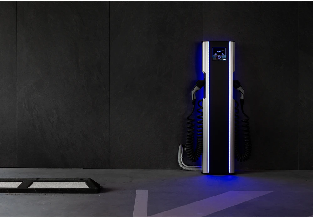 Įkrovimo stotelė CityCharge V2 Plus su įkrovimo laidais