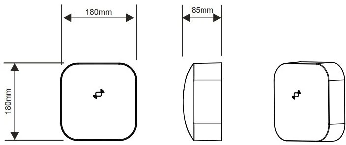 Įkrovimo stotelė VCS-MB 22kW be programėlės