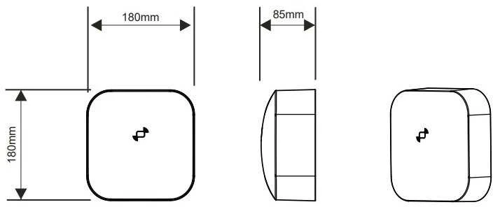 Įkrovimo stotelė VCS-MB 22kW be programėlės