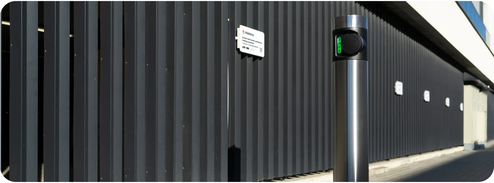 Inbalance 2x22kW krovimo galios įkrovimo stotelė