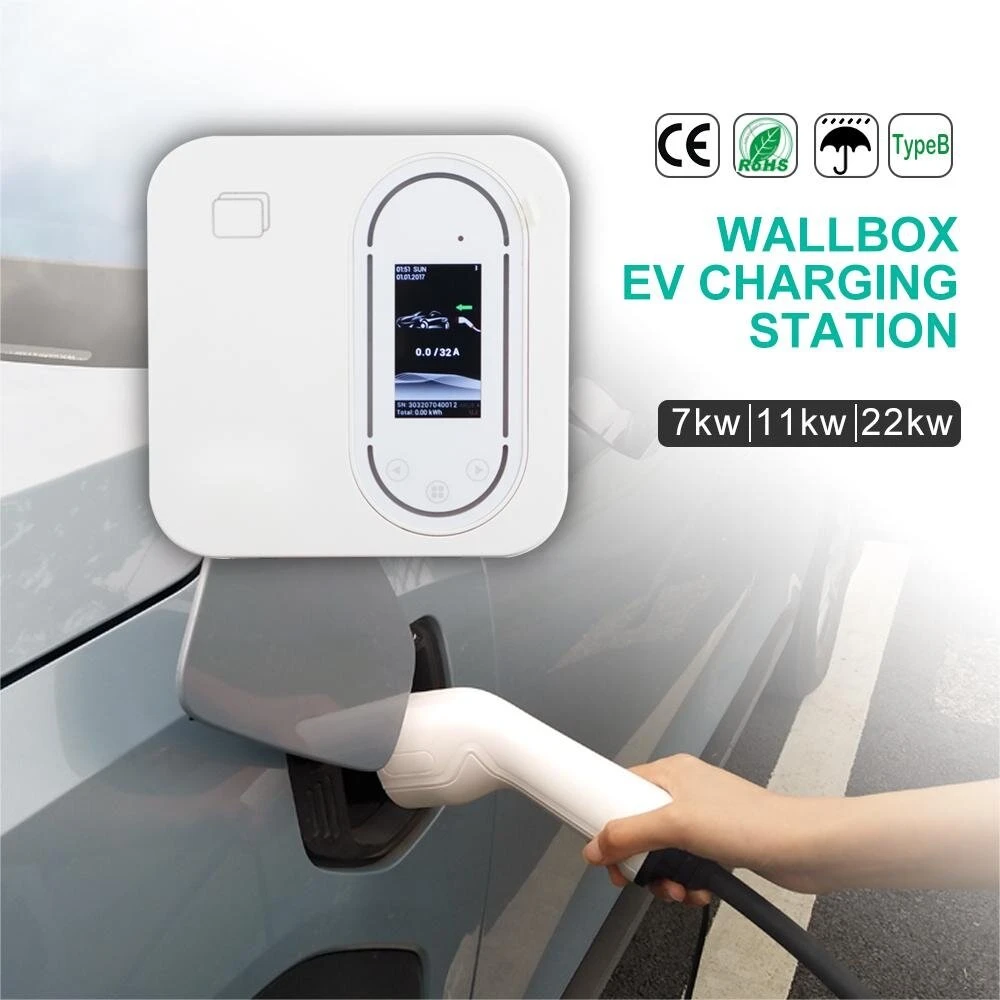Krovimo stotelė 11kW CN-ANS firmos, su programėle, RFID kortele ir OCPP protokolu