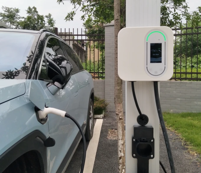 Krovimo stotelė 7kW CN-ANS firmos, su programėle, RFID kortele ir OCPP protokolu
