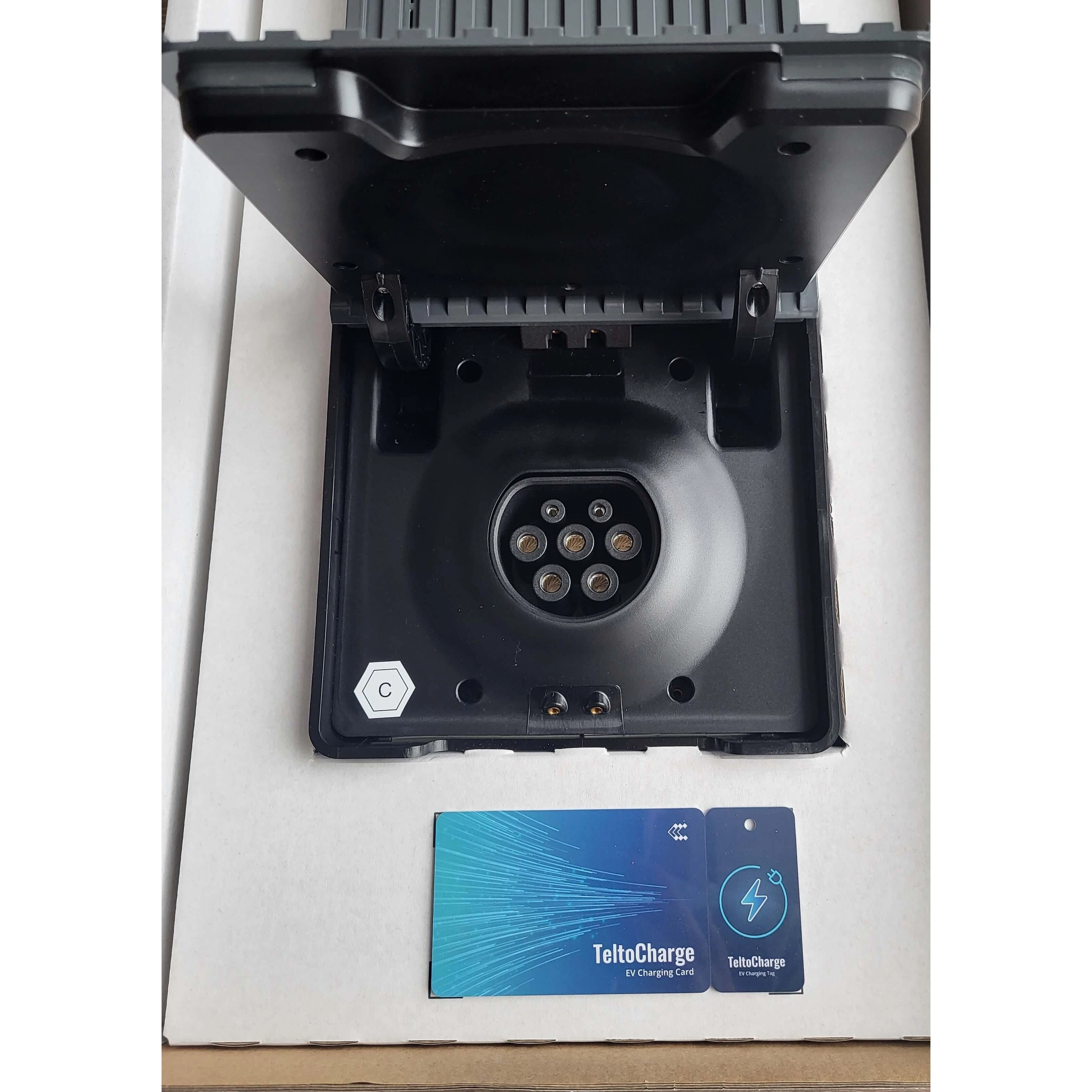 Teltonika krovimo stotelė, 1 Fazės, 7,4 kW su type 2 rozete