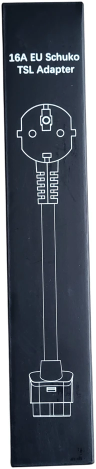 Tesla adapteris 16A Schuko tipo ( į buitinę 220V rozete) (Kopija)