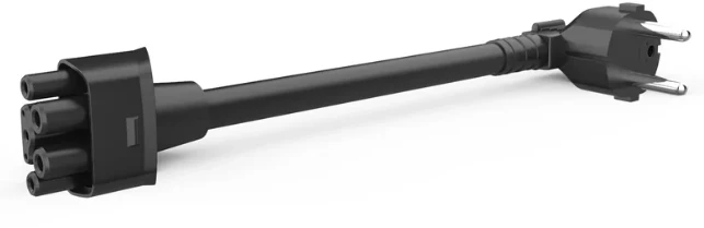 Tesla adapteris 16A Schuko tipo ( į buitinę 220V rozete) (Kopija)