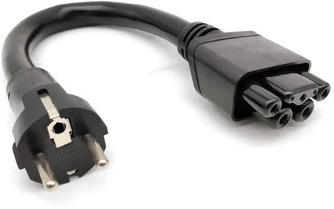 Tesla adapteris 16A Schuko tipo ( į buitinę 220V rozete) (Kopija)